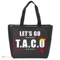 Funny Let's Go Taco Trump Tote Bag thumb 0