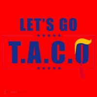 Funny Let's Go Taco Trump Santa Hat thumb 1