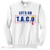 Funny Let's Go Taco Trump Sweatshirt thumb 0