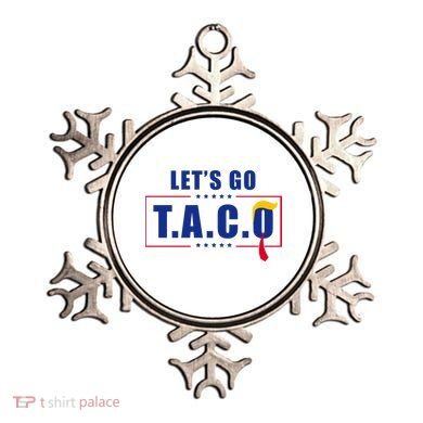 Funny Let's Go Taco Trump Ornament