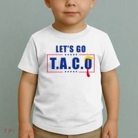 Funny Let's Go Taco Trump Toddler T-Shirt thumb 2