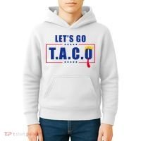 Funny Let's Go Taco Trump Kids Hoodie thumb 4