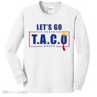 Funny Let's Go Taco Trump Kids Long Sleeve Shirt thumb 0