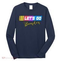 FJB Let's Go Brandon Anti Biden Chant Racing Logo Long Sleeve Shirt thumb 0