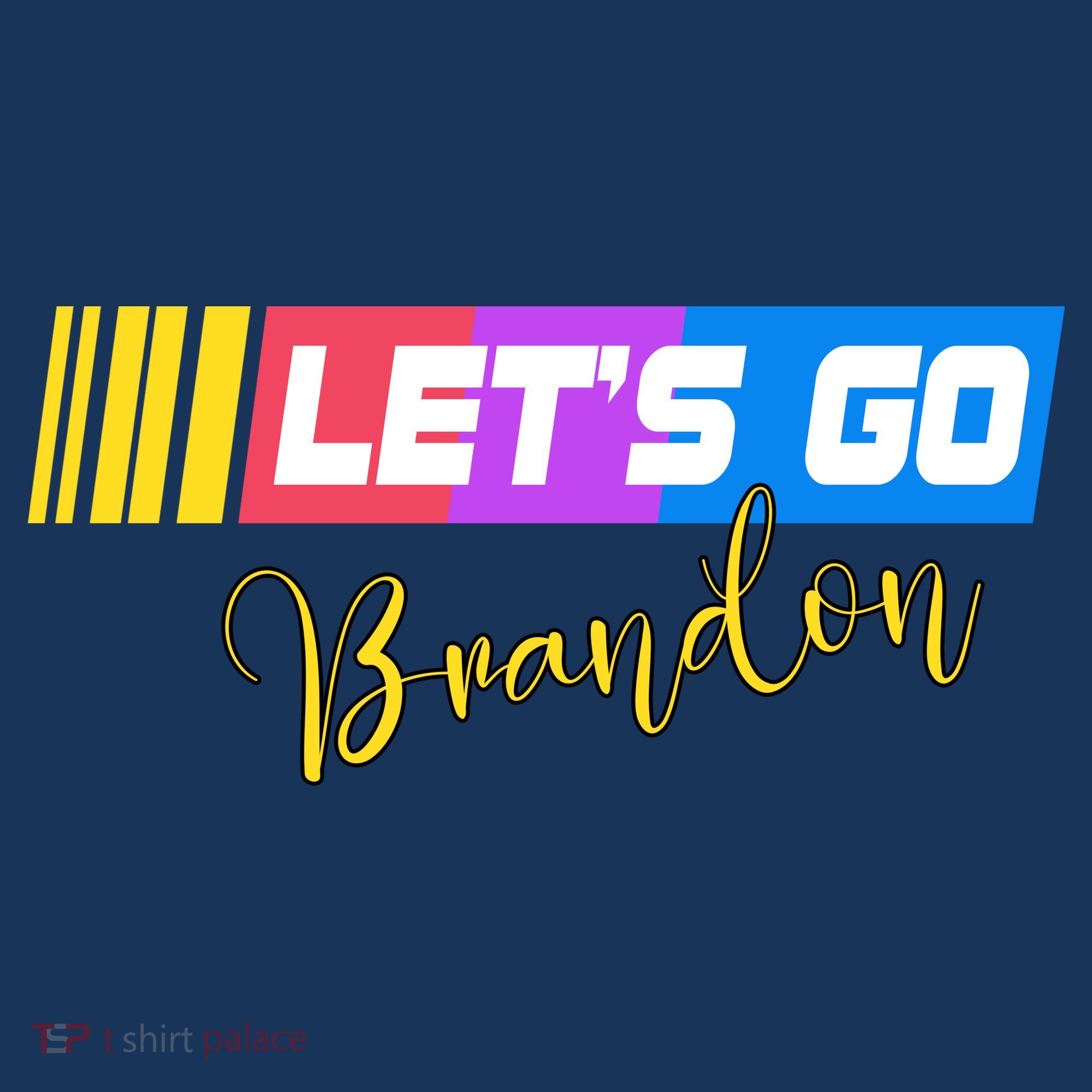 FJB Let's Go Brandon Anti Biden Chant Racing Logo Long Sleeve Shirt