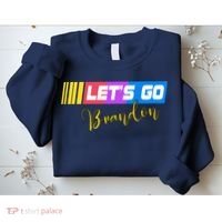 FJB Let's Go Brandon Anti Biden Chant Racing Logo Sweatshirt thumb 2