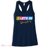 FJB Let's Go Brandon Anti Biden Chant Racing Logo Women's Tank Top thumb 0