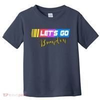FJB Let's Go Brandon Anti Biden Chant Racing Logo Toddler T-Shirt thumb 0