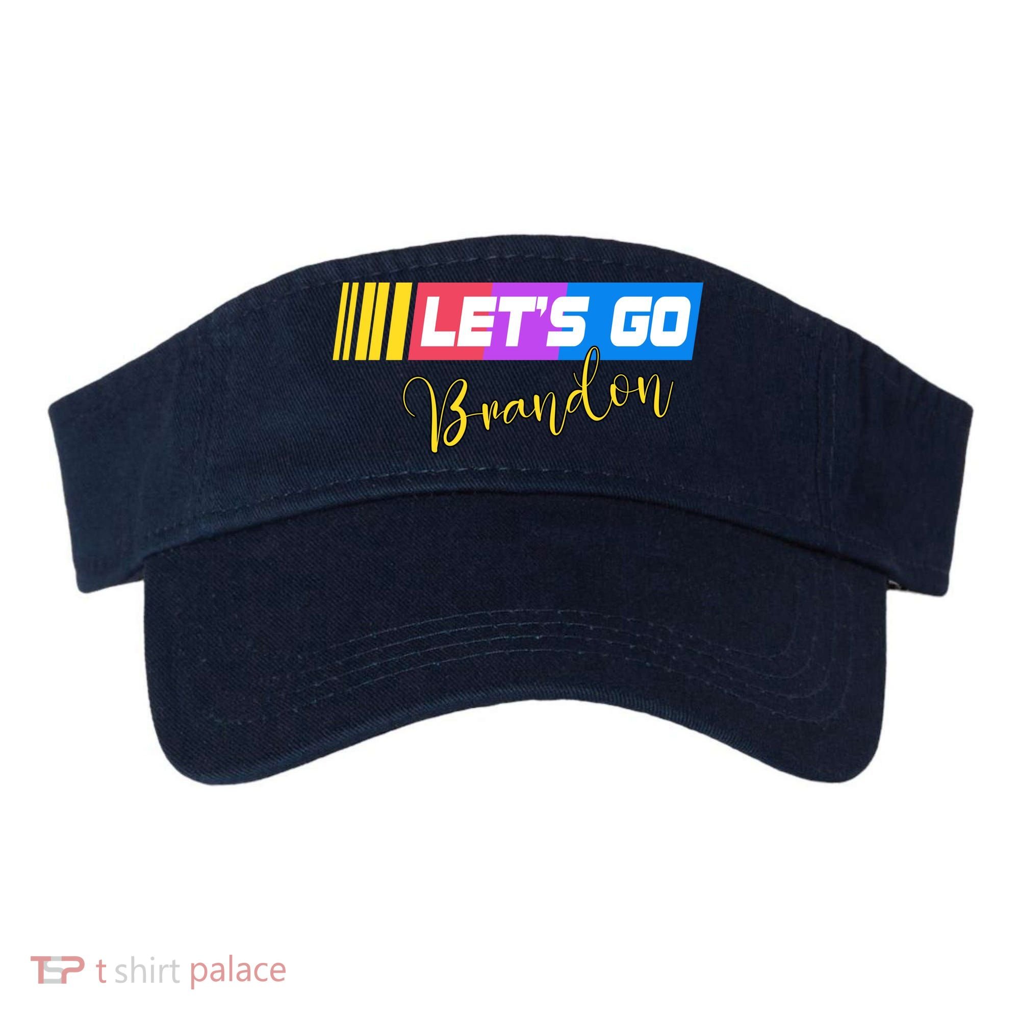 FJB Let's Go Brandon Anti Biden Chant Racing Logo Visor