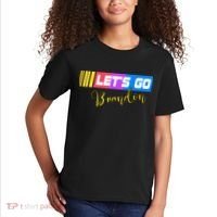 FJB Let's Go Brandon Anti Biden Chant Racing Logo Kids T-Shirt thumb 2