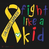 Fight Like Gold Ribbon Childhood Cancer Awareness Women's Tank Top thumb 5