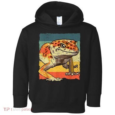 Funny Leopard Gecko Design For Women Gecko Lover Toddler Hoodie