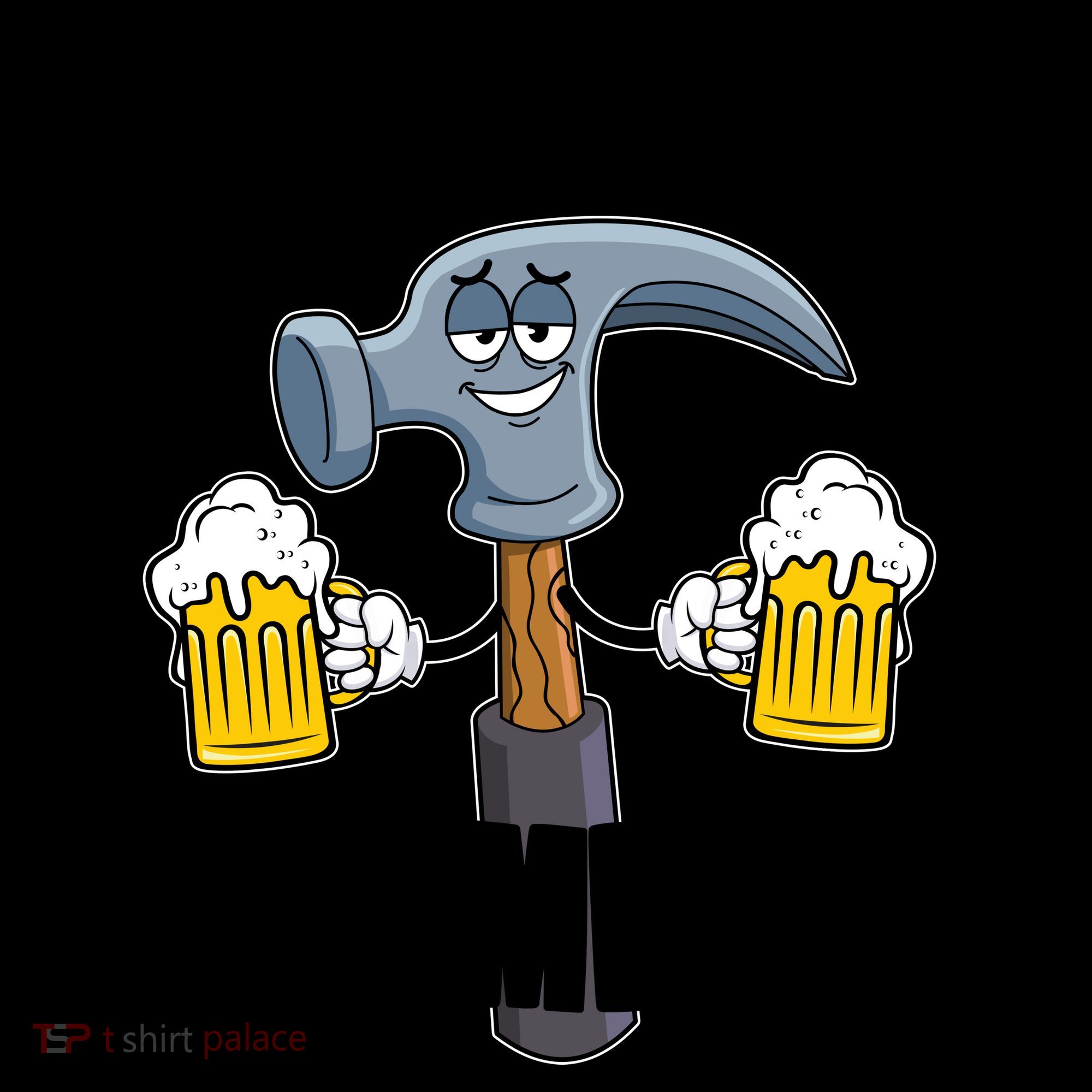 Funny Lets Get Hammered Drunk Hammer Beer Lover Coffee Mug