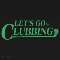 Funny Let's Go Clubbing Golfing Fan Women's Hoodie thumb 2