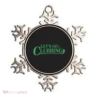 Funny Let's Go Clubbing Golfing Fan Ornament thumb 0