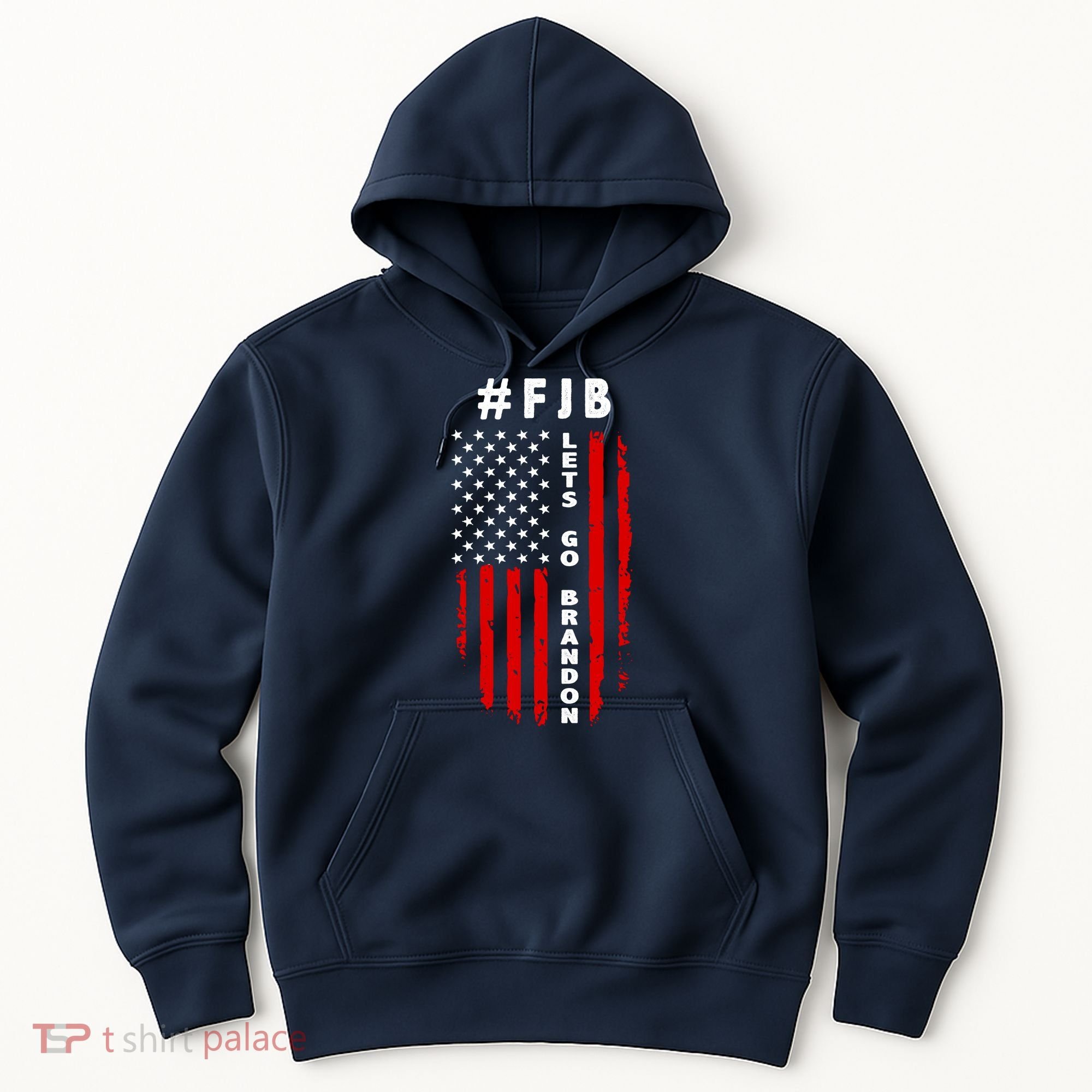 FJB Let's Go Brandon American Flag Hoodie