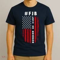 FJB Let's Go Brandon American Flag T-Shirt thumb 3
