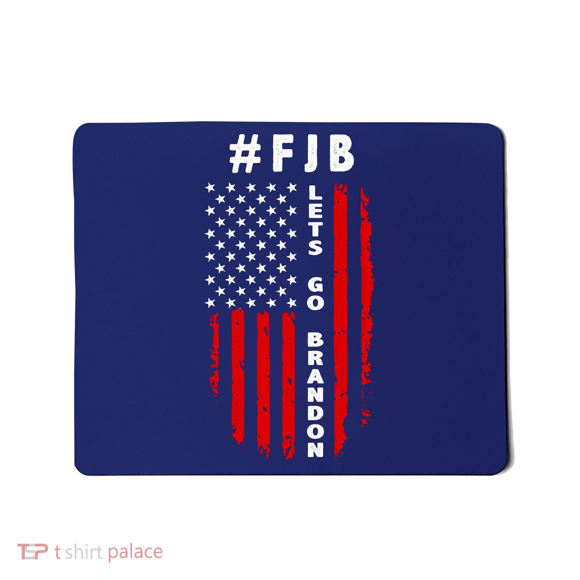 FJB Let's Go Brandon American Flag Mousepad