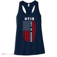 FJB Let's Go Brandon American Flag Women's Tank Top thumb 0