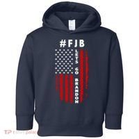 FJB Let's Go Brandon American Flag Toddler Hoodie thumb 0