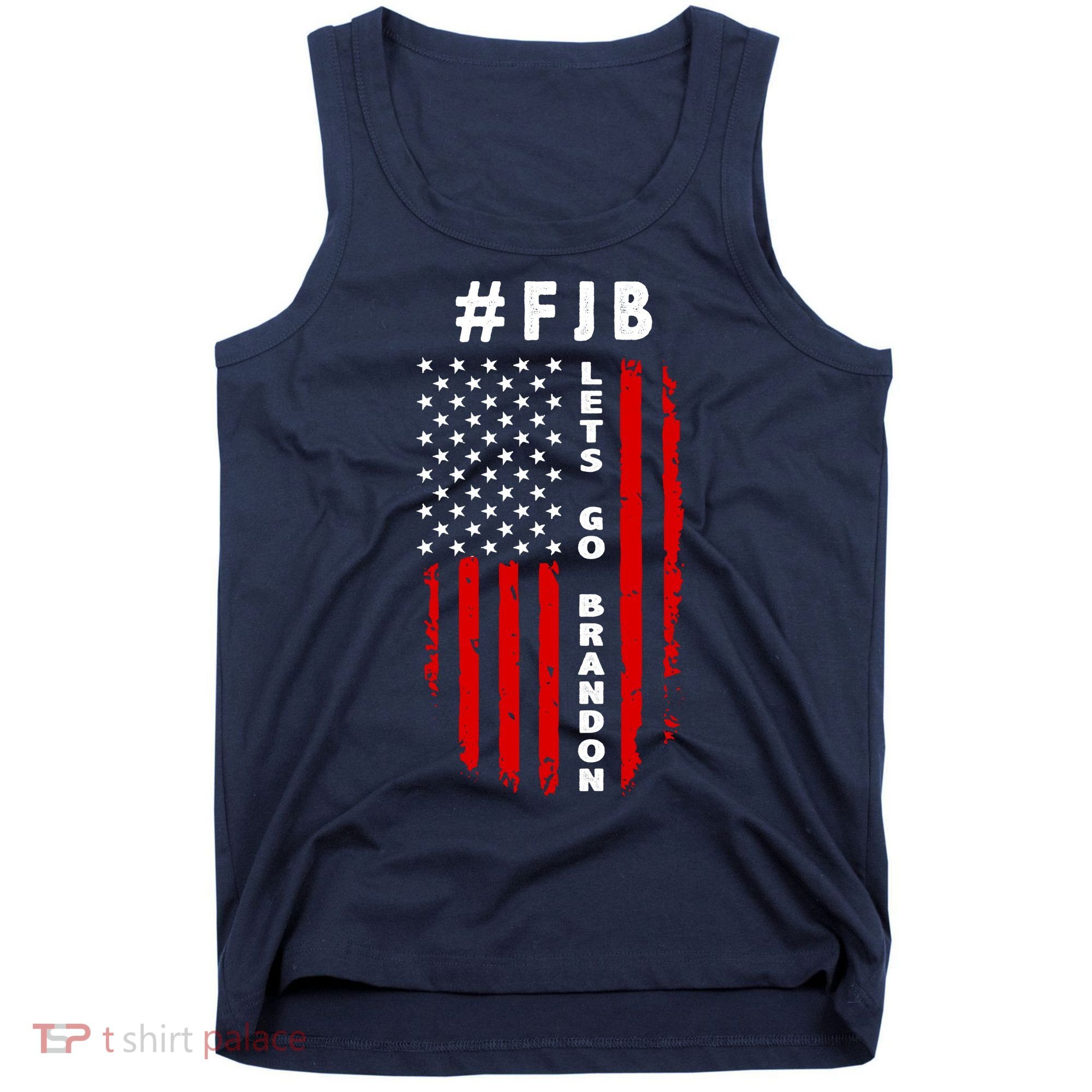 FJB Let's Go Brandon American Flag Tank Top