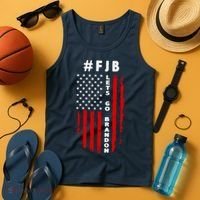 FJB Let's Go Brandon American Flag Tank Top thumb 4