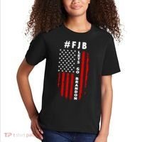 FJB Let's Go Brandon American Flag Kids T-Shirt thumb 2