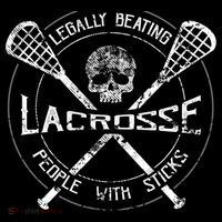 Funny Lacrosse Gift Legally Beating People With Sticks Women's Hoodie thumb 2