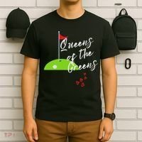 Funny Ladies Golf Greens Women Queens Love Golfing Leagues T-Shirt thumb 6