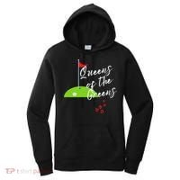 Funny Ladies Golf Greens Women Queens Love Golfing Leagues Women's Hoodie thumb 0