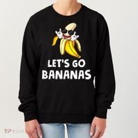 Fruit LetS Go Bananas Banana Women's Sweatshirt thumb 0