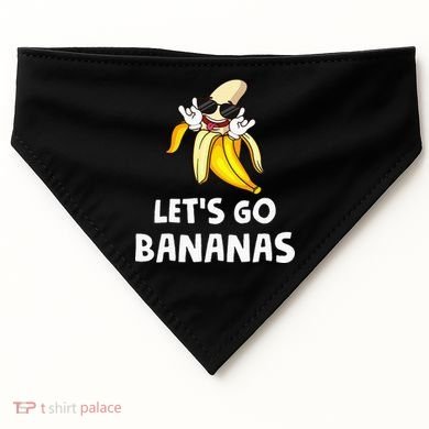 Fruit LetS Go Bananas Banana USA-Made Doggie Bandana