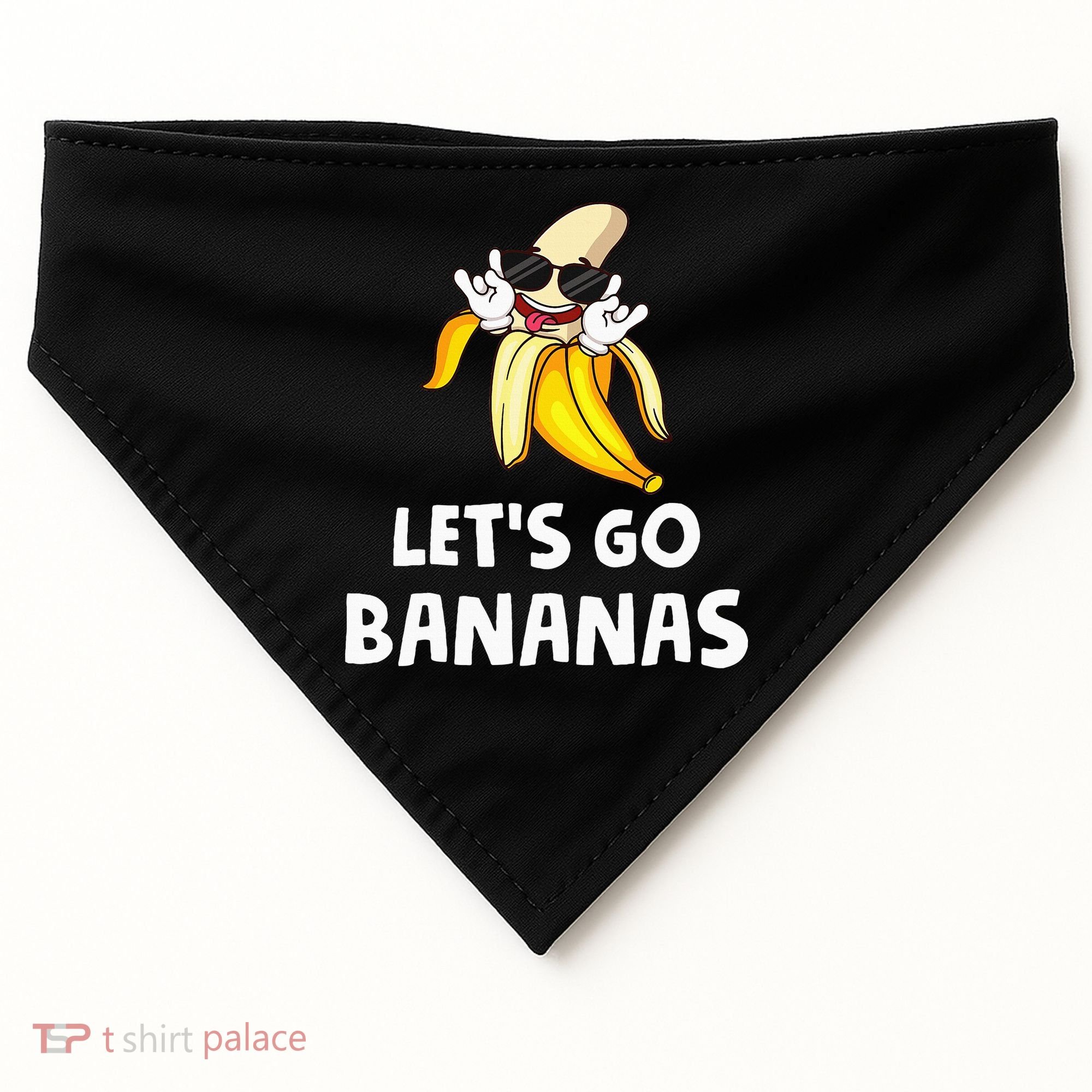 Fruit LetS Go Bananas Banana USA-Made Doggie Bandana