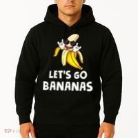 Fruit LetS Go Bananas Banana Hoodie thumb 2