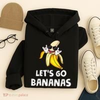 Fruit LetS Go Bananas Banana Hoodie thumb 4
