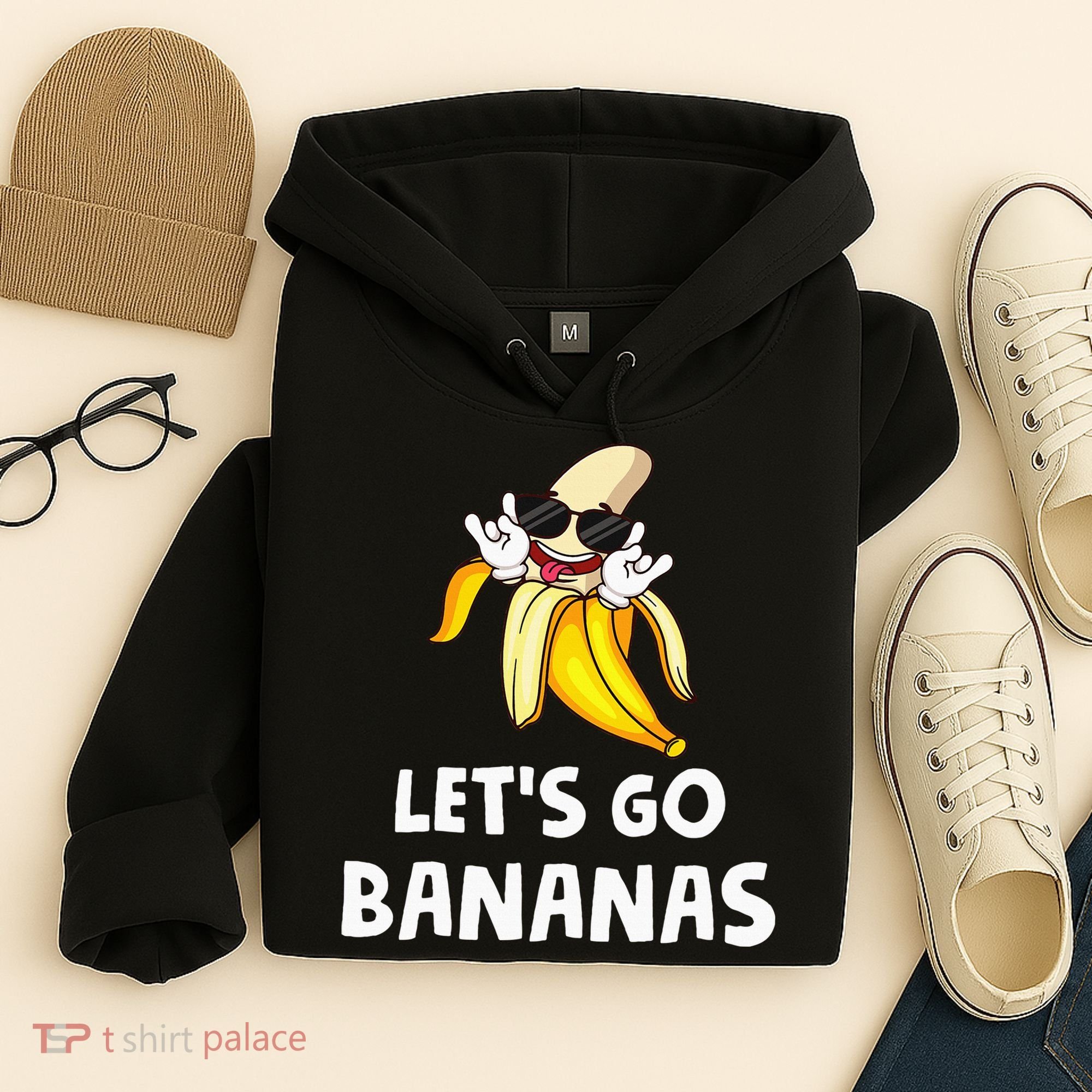 Fruit LetS Go Bananas Banana Hoodie