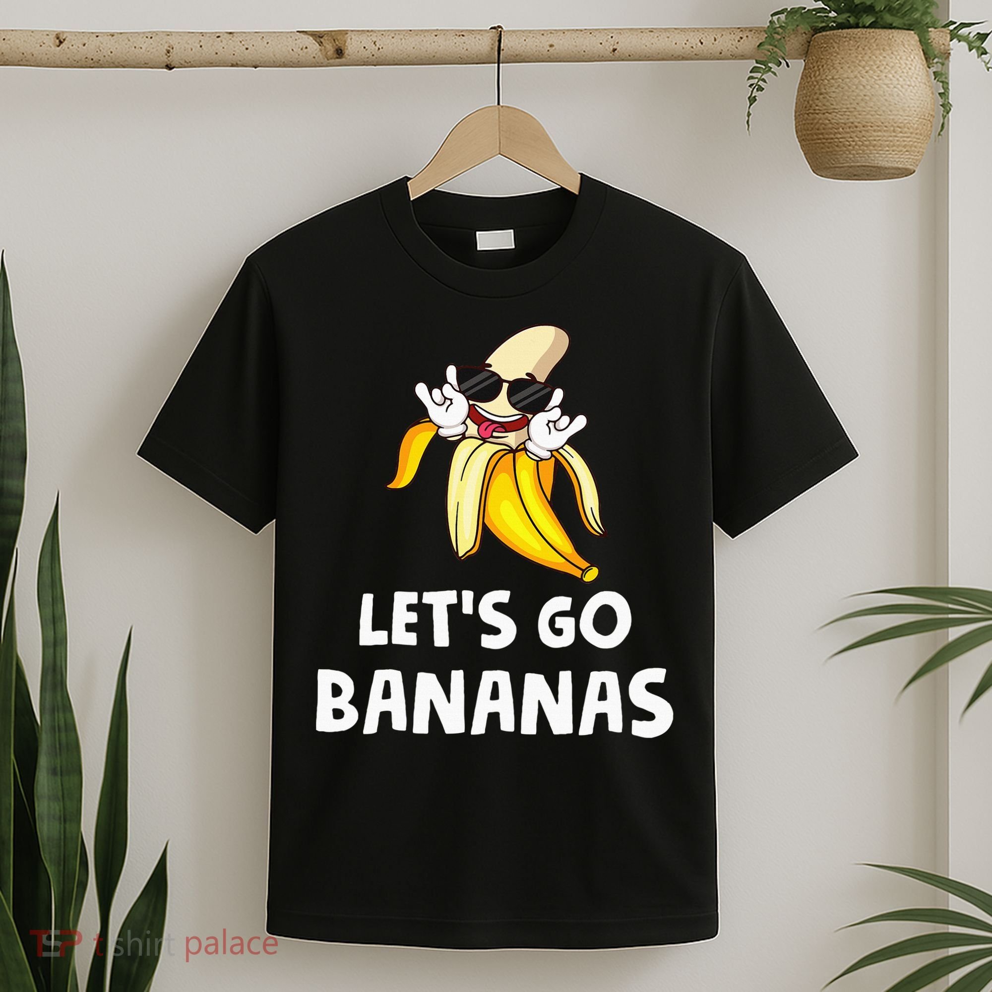 Fruit LetS Go Bananas Banana T-Shirt