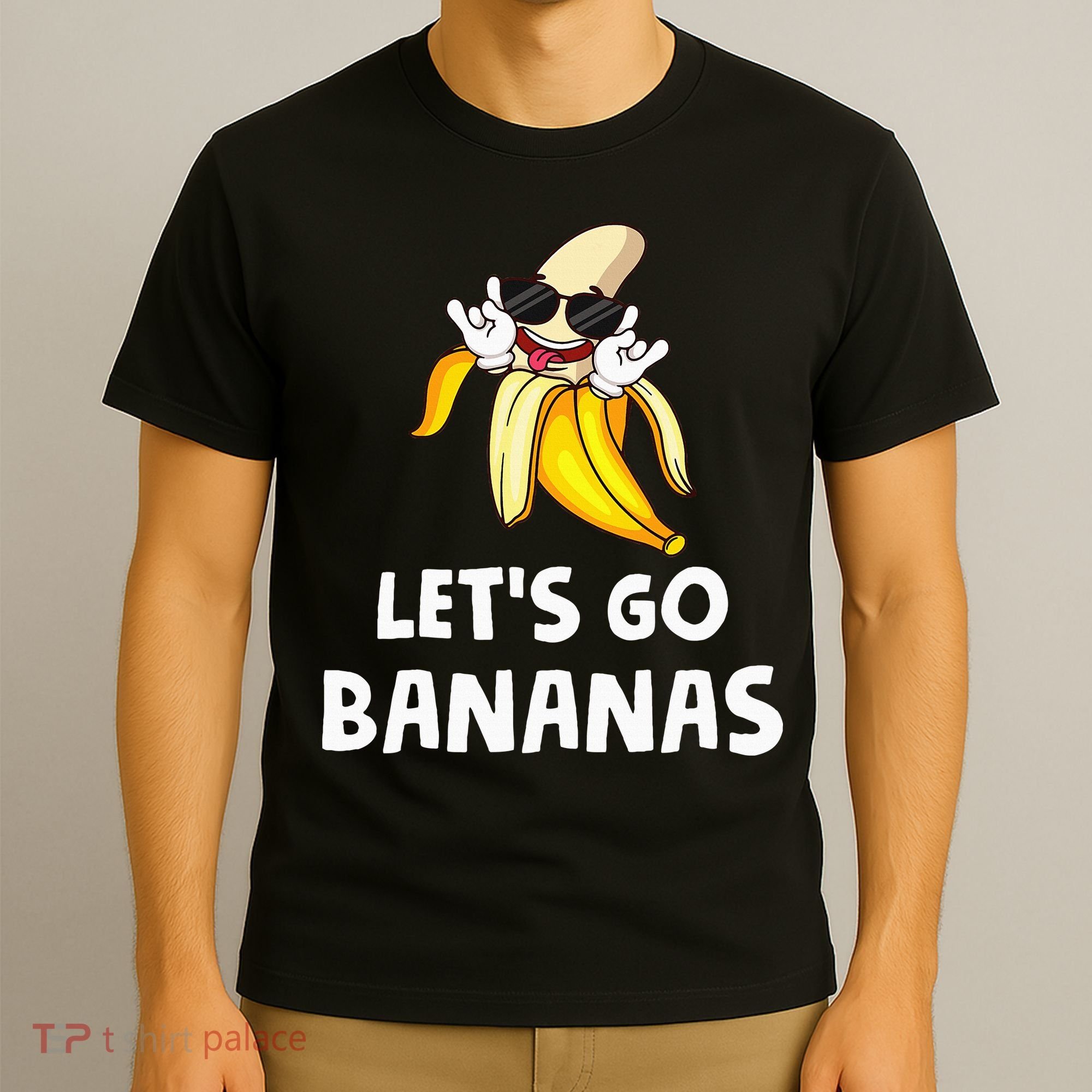 Fruit LetS Go Bananas Banana T-Shirt