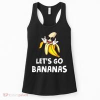 Fruit LetS Go Bananas Banana Women's Tank Top thumb 0