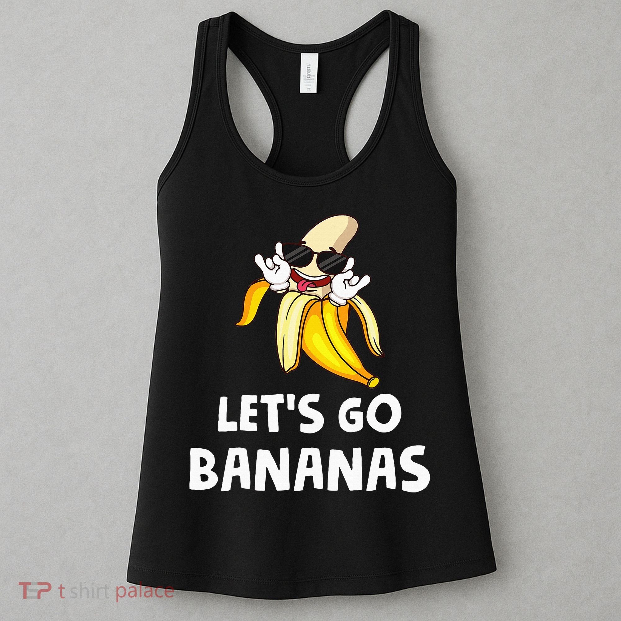 Fruit LetS Go Bananas Banana Women's Tank Top