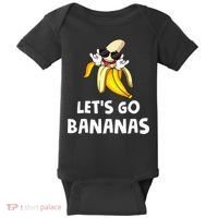 Fruit LetS Go Bananas Banana Baby Bodysuit thumb 0