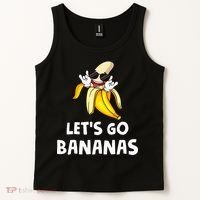 Fruit LetS Go Bananas Banana Tank Top thumb 2