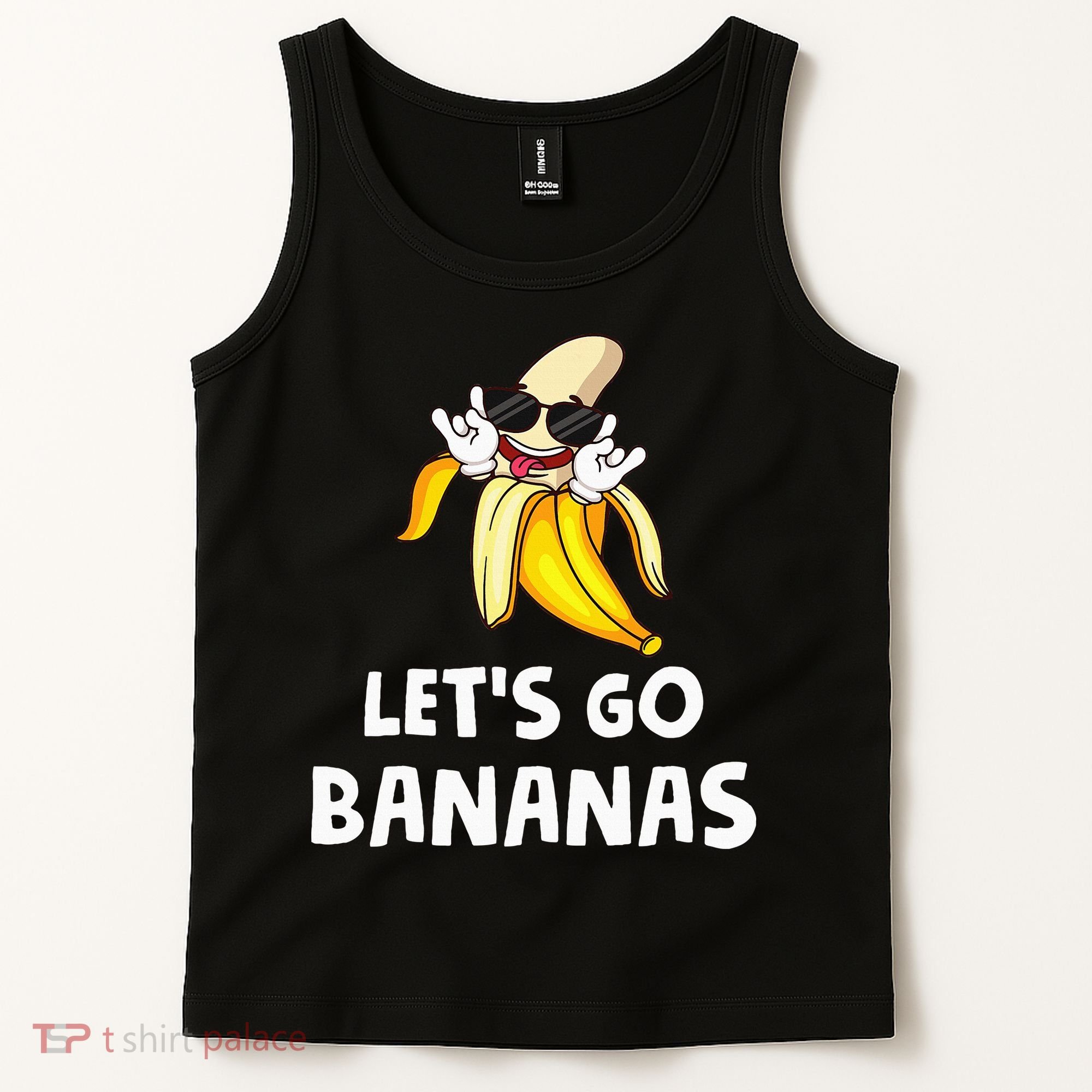 Fruit LetS Go Bananas Banana Tank Top