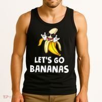 Fruit LetS Go Bananas Banana Tank Top thumb 3