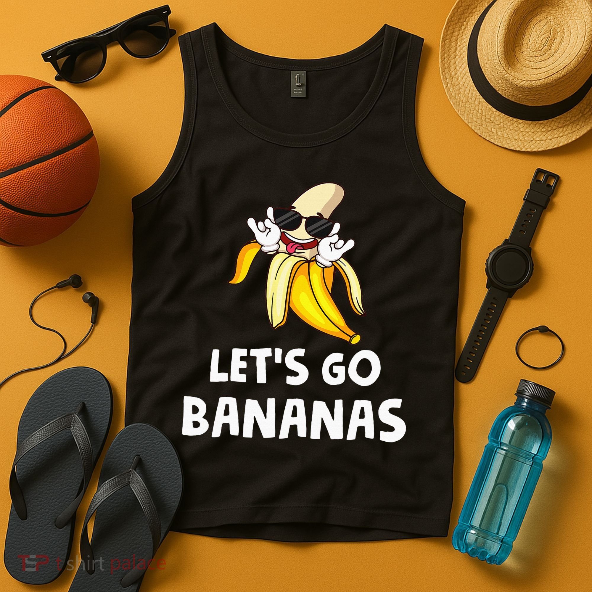 Fruit LetS Go Bananas Banana Tank Top