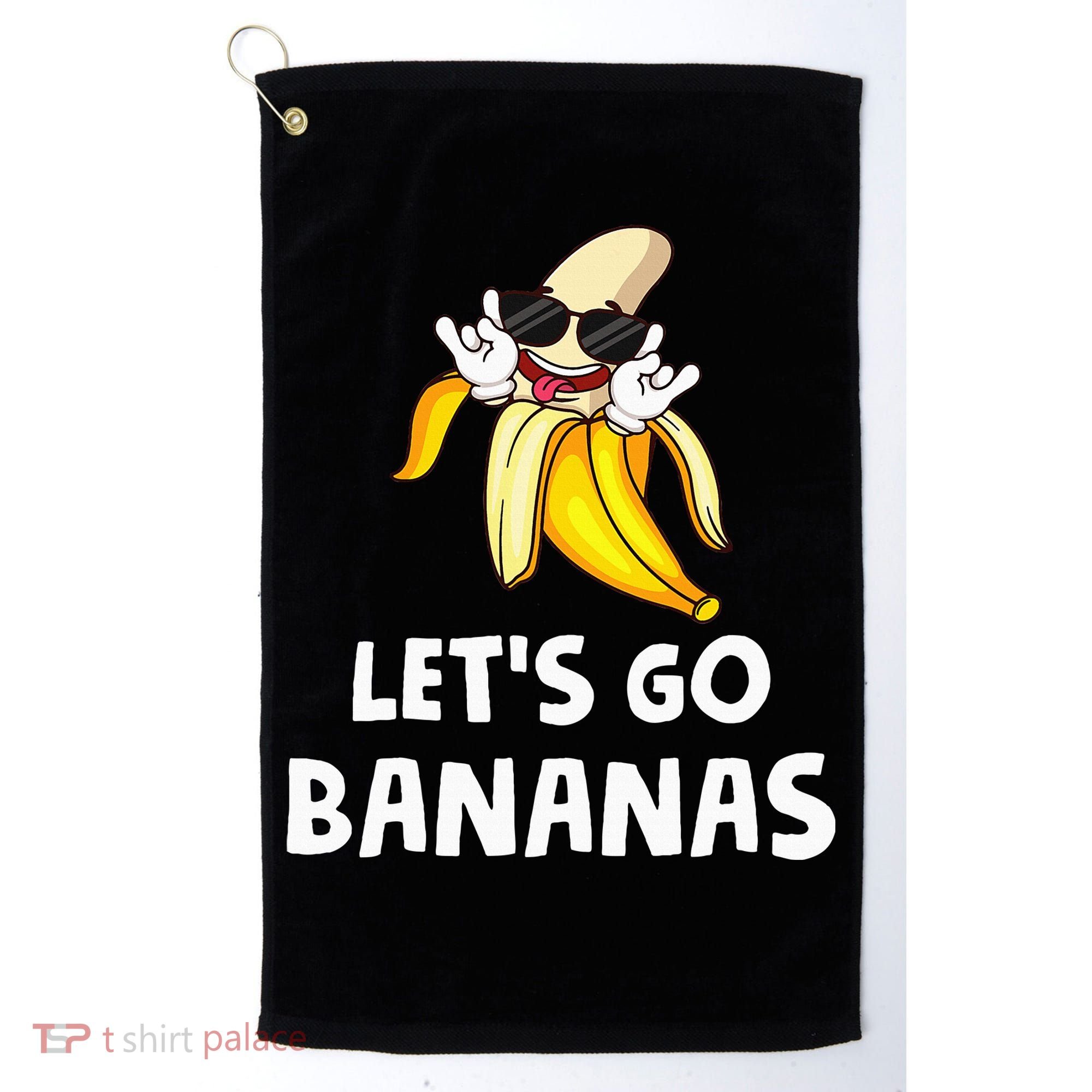 Fruit LetS Go Bananas Banana Golf Towel