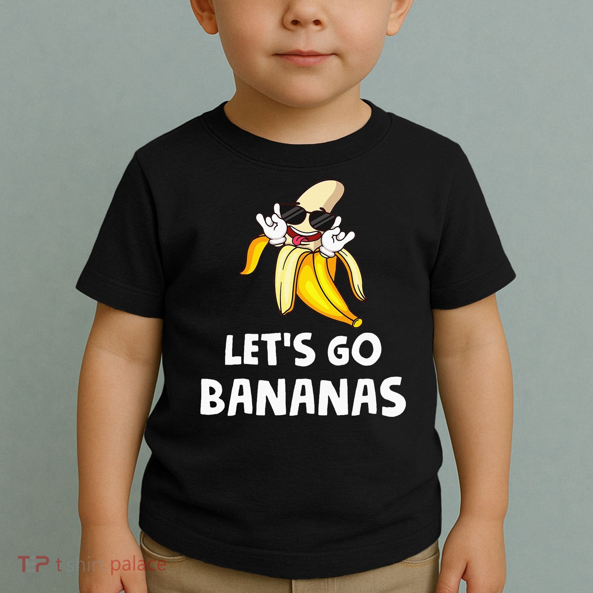 Fruit LetS Go Bananas Banana Toddler T-Shirt