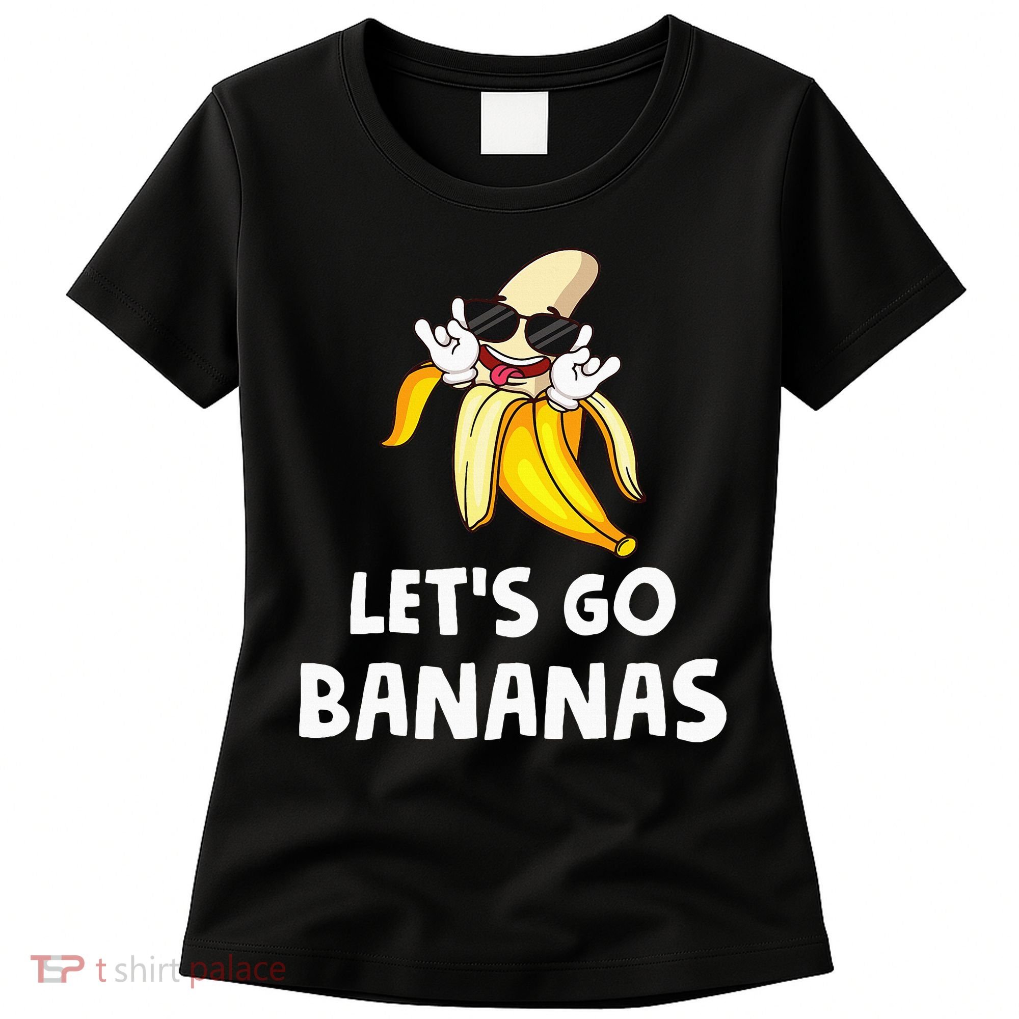 Fruit LetS Go Bananas Banana Women's T-Shirt