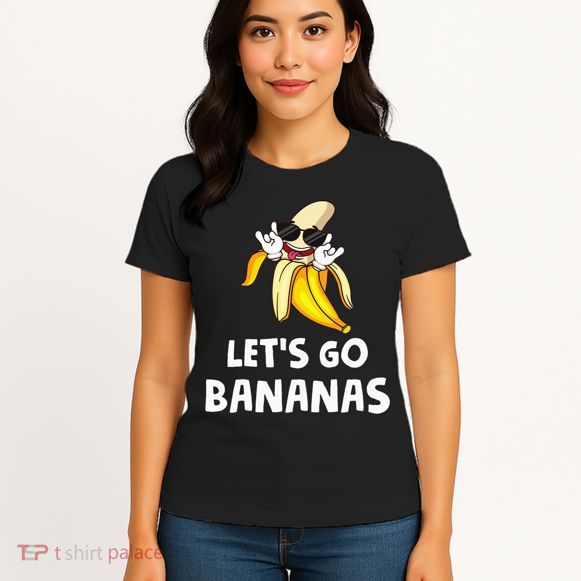 Fruit LetS Go Bananas Banana Women's T-Shirt