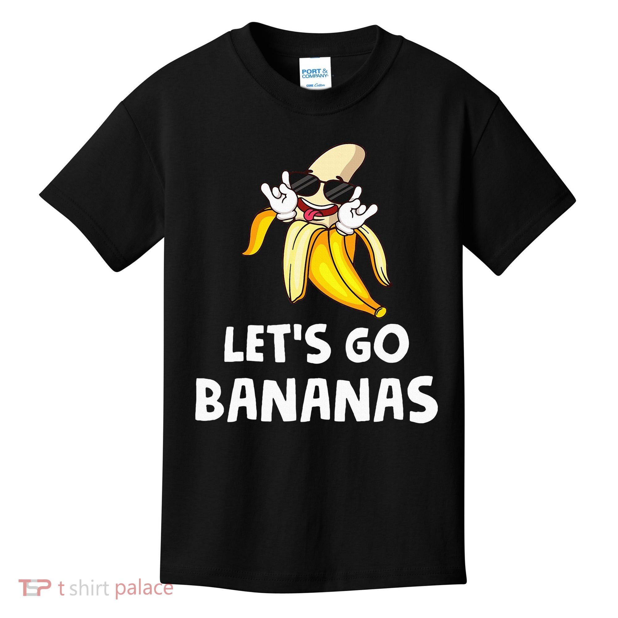 Fruit LetS Go Bananas Banana Kids T-Shirt